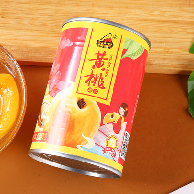原产地直发黄桃罐头425g无防腐剂