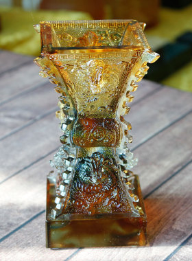 欣欣向荣琉璃商务乔迁升职纪念品