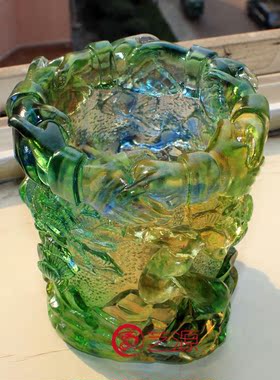 琉璃笔筒创意实用送老师礼品摆件