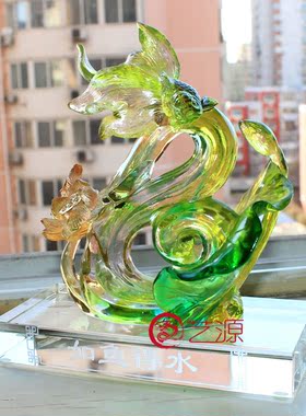 朋友同学结婚琉璃工艺品送闺蜜