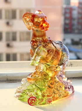 琉璃十二生肖幸福创意朋友装饰品