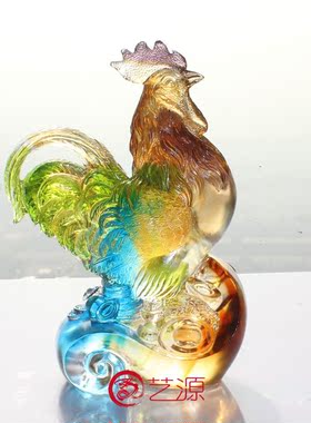 琉璃旺财商务馈赠创意送朋友摆件