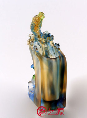 成龙琉璃同事风朋友刻字装饰品