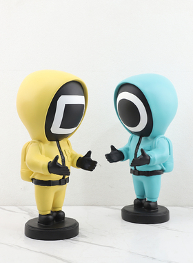 简约卡通树脂背包男孩艺术摆件