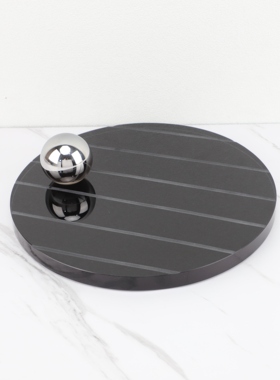 简约现代创意水晶托盘架样板房