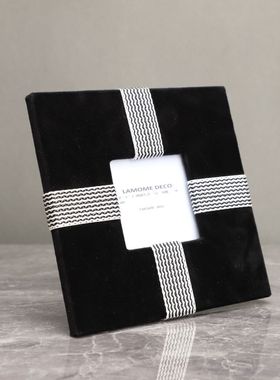 黑色相框卧室房间软装饰品