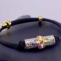 Thai buddhist dragon lady Gee dragon lady Zens four-sided tower can be made by hand rope necklace