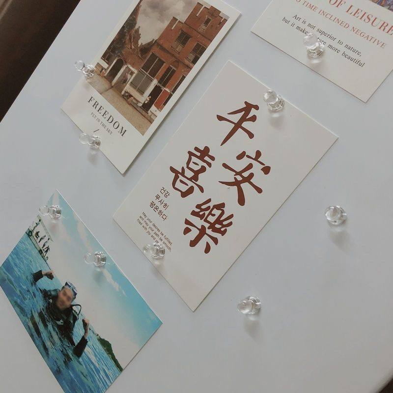 ins风照片磁钉冰箱贴留言贴磁贴吸力贴透明吸力贴吸磁装饰磁简约,淘宝优惠券,粉丝福利购,淘宝优惠卷