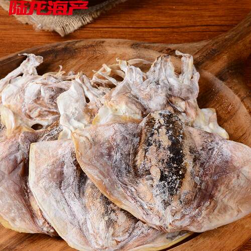 陆龙兄弟墨鱼干鲞300g 淡晒生制大乌贼干 4-5只 舟山海鲜干货经典 - 图0
