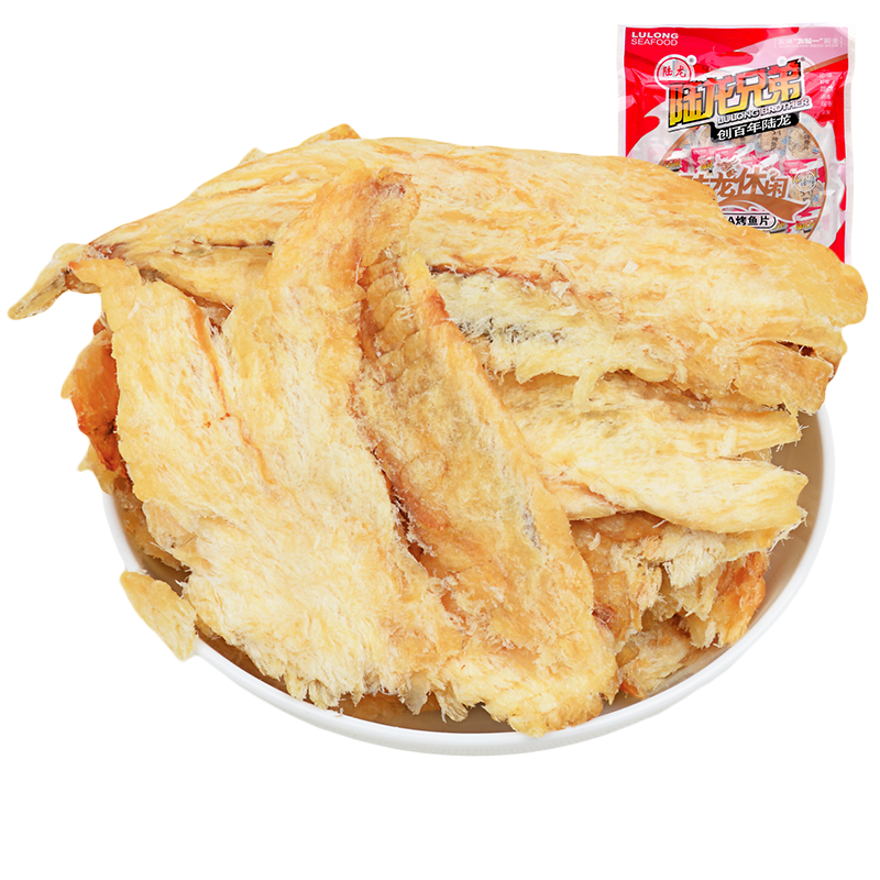 陆龙兄弟5a烤鱼片450g独立装大礼包 陆龙生鲜其它