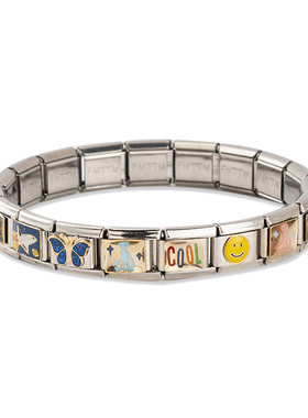 FMTTM模块手链小众精钢DIY礼物