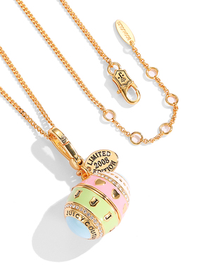 立体时尚小黑狗彩蛋吊坠