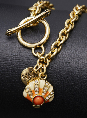 清仓库存jc手环可爱镶钻贝壳宝石