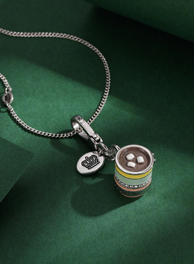小黑狗吊坠boshuolinjuicy珐琅彩