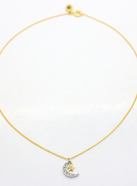 简约百搭镶钻星星INS项链送人