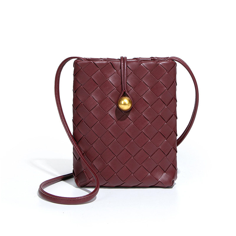 时尚迷你竖款编织手机包复古百搭斜挎零钱包小众质感潮流单肩女包,淘宝优惠券,粉丝福利购,淘宝优惠卷