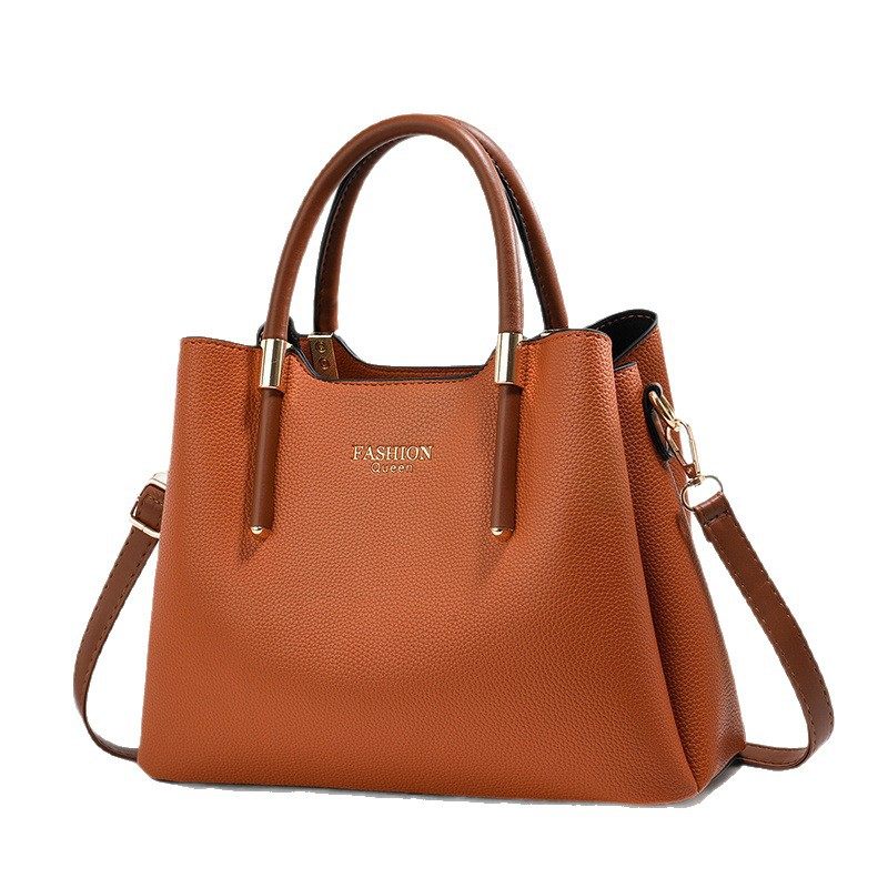 纯色质感手提包2025新款简约设计单肩包休闲通勤斜挎包跨境bags,淘宝优惠券,粉丝福利购,淘宝优惠卷