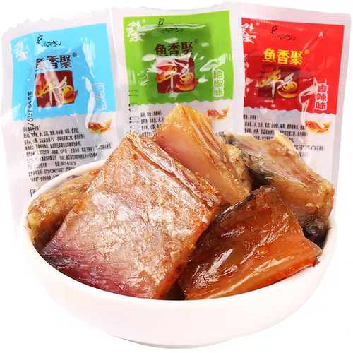 外婆湖鱼香聚醉鱼干小包装原味香辣泡椒鱼干即食海鲜绍兴零食小吃 - 图3