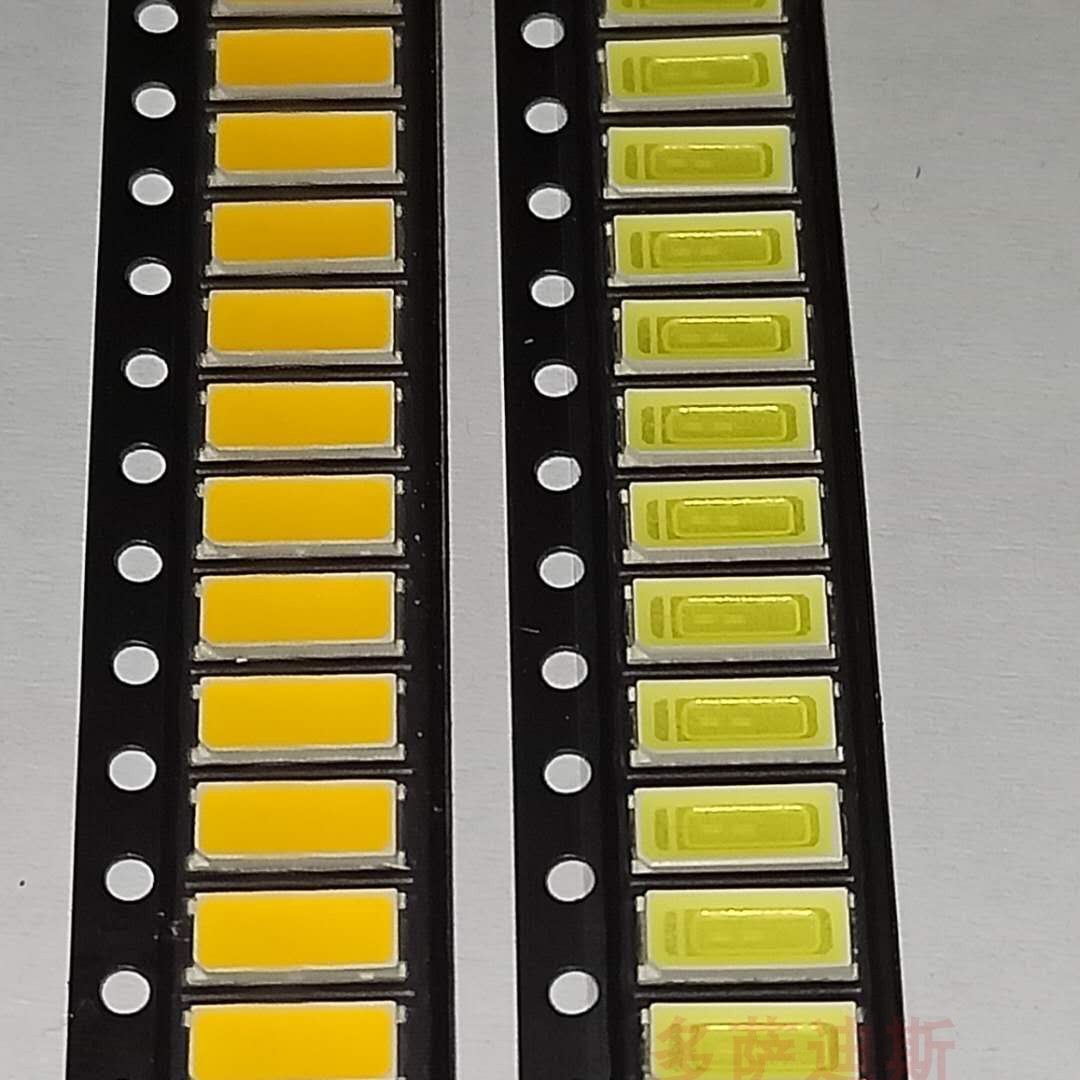 7030贴片LED照明灯珠维修替换常用液晶背光灯条暖白光高亮二极管-图0