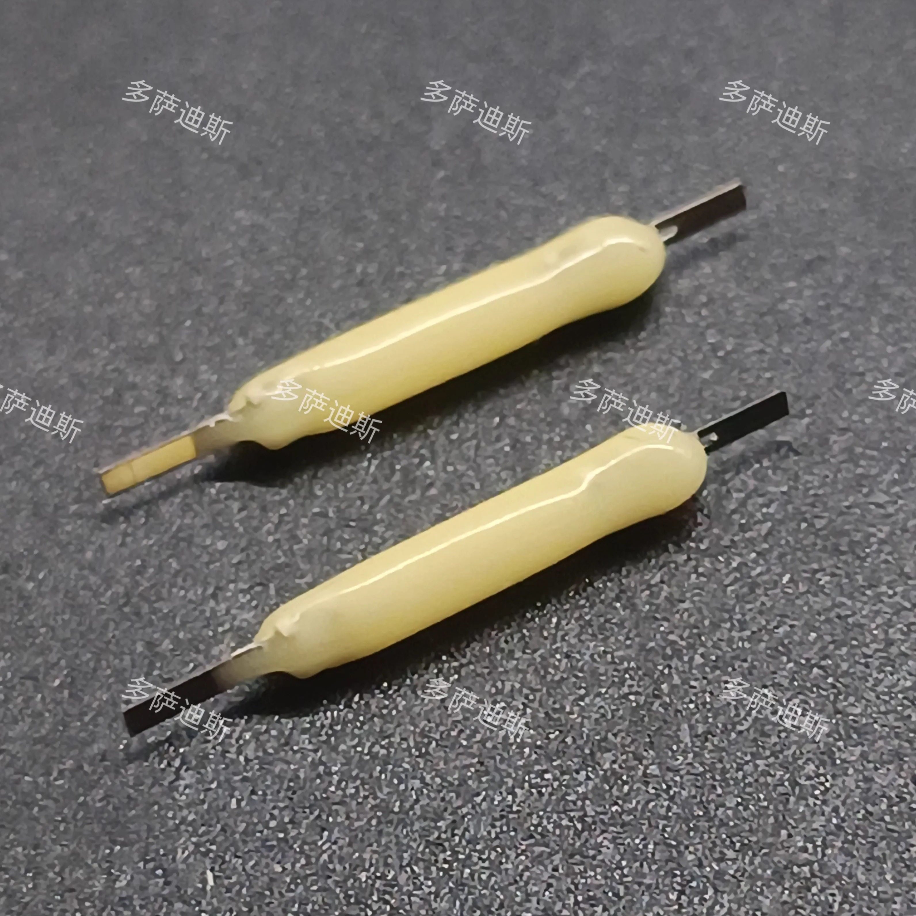 多电压一字型LED灯珠陶瓷20mm高亮UV表背光灯暖色仿白炽灯红蓝绿 - 图1