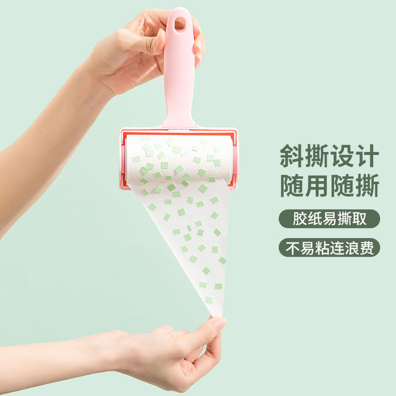 MINISO/名创优品除尘粘毛器滚筒狗毛猫翻盖式可撕内含3卷替换纸芯 - 图0