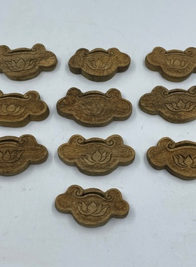 柬埔寨老料沉香艺术沉香平安锁吊坠车挂花香清甜个性复古文艺