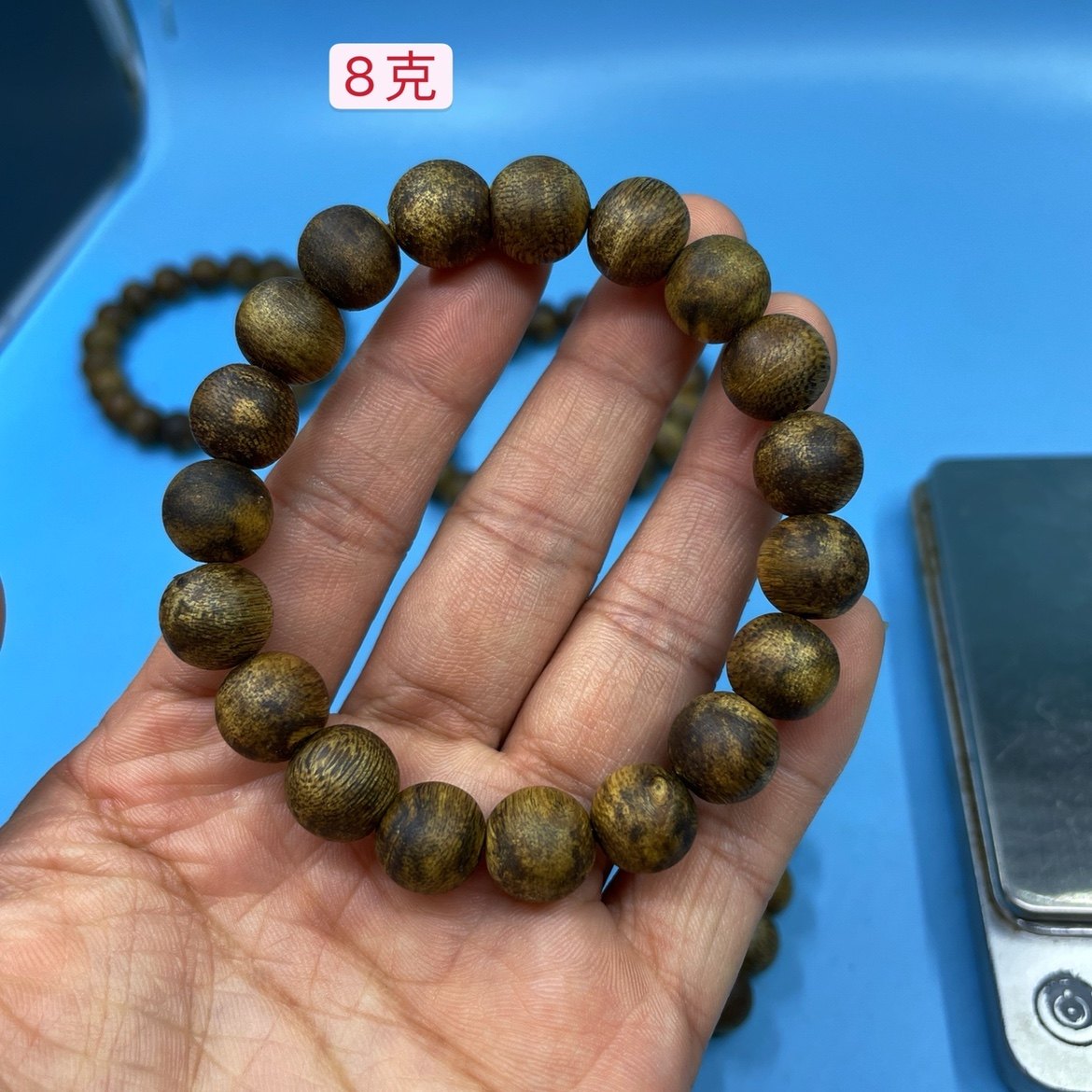 广东电白【白奇楠】沉香佛珠10MM手串老树结香棋韵饱满花果蜜香甜,淘宝优惠券,粉丝福利购,淘宝优惠卷