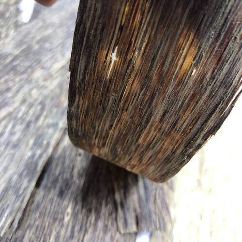 【6A级两面黑油越南芽庄沉香片】常安香艺收藏精品熏香切片插烟丝 - 图1