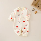 Детское демисезонное термобелье, стеганое боди для новорожденных, комплект подходит для мужчин и женщин для девочек для выхода на улицу, увеличенная толщина