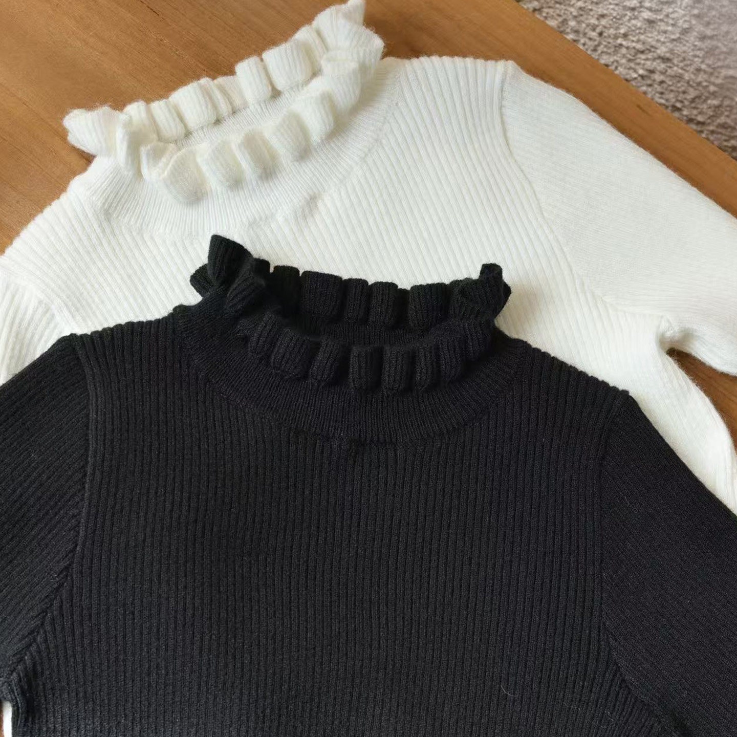 粗腿原创打底毛衫女童长袖上衣2025秋冬新款百搭保暖纯色内搭儿童,淘宝优惠券,粉丝福利购,淘宝优惠卷