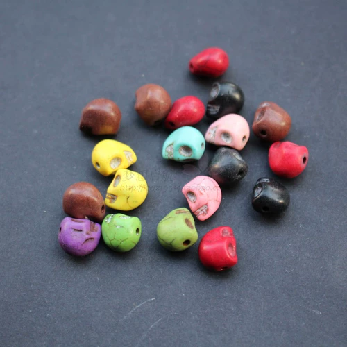 Аксессуар, бусины ручной работы, аксессуары, бирюзовый белый браслет из бисера, 10мм