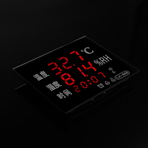 LED室内室外温度计湿度计工业大棚家用电子数显高精温湿度表LX868-图0