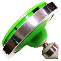 Five Fu Golden Phoenix Dance Second-generation Steel Head small flying saucer single head empty bamboo three bearings upper high bar high speed rotating empty bamboo