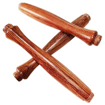 Flower pears wood long vase handle empty bamboo stem to crank up the bell-bar solid wood shake-handle gym with flower stick and stick handlebar