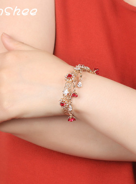 镶锆石吊坠闺蜜款手镯夏季新品