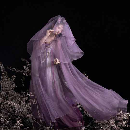 Zhi Shang Yu Si Hanfu women's thin cloak is light and elegant