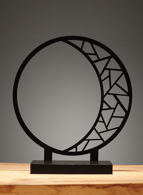 仿古木质花架子桌面室内美观