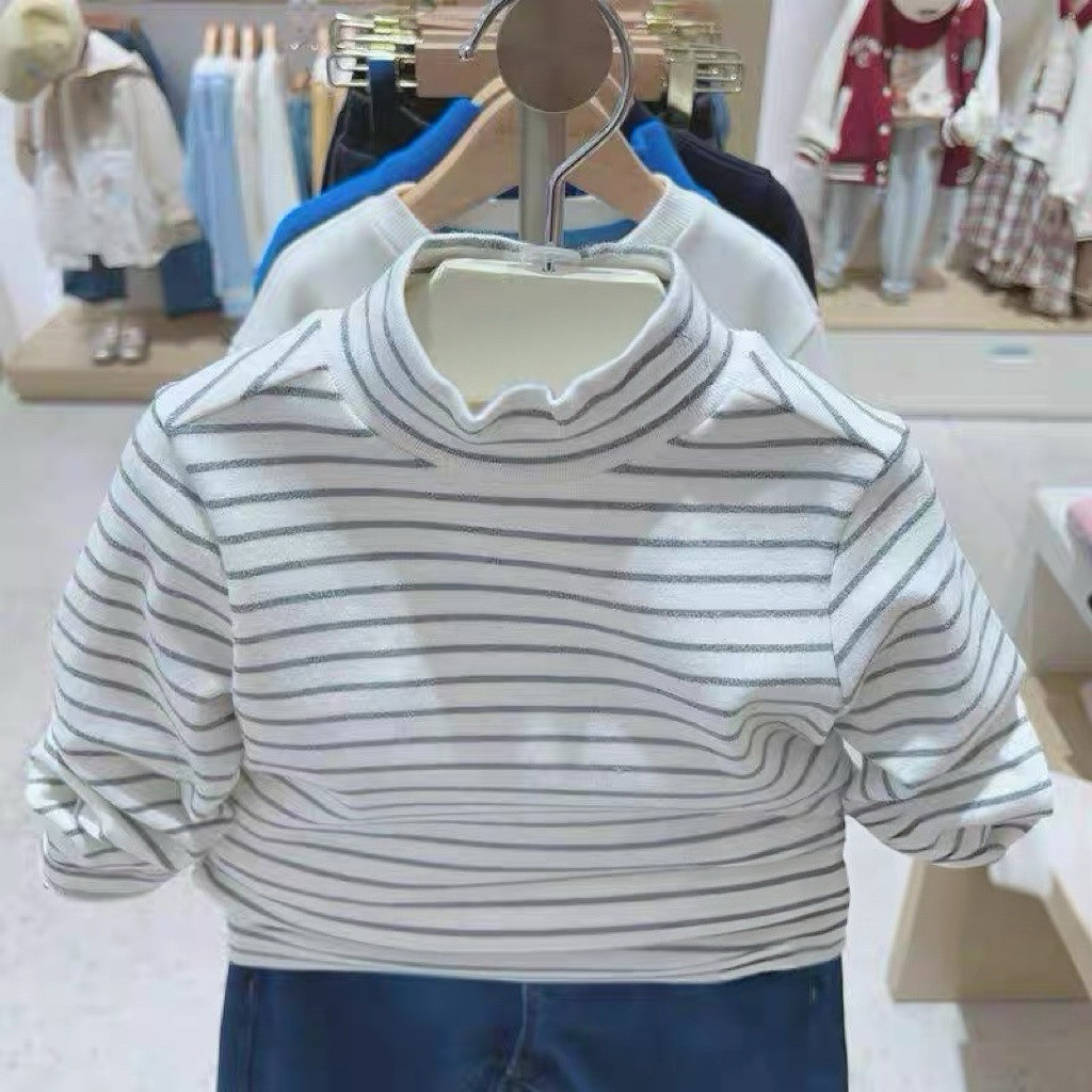 小熊童装秋冬款男童半高领打底衫中大童纯棉百搭保暖舒适长袖T恤,淘宝优惠券,粉丝福利购,淘宝优惠卷