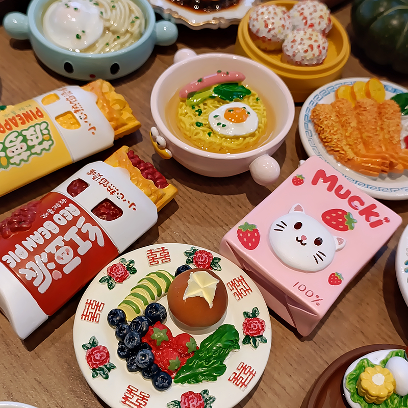 【买5赠1】地方特色食玩树脂蛋糕火锅冰箱贴磁贴冰箱门装饰吸铁石,淘宝优惠券,粉丝福利购,淘宝优惠卷