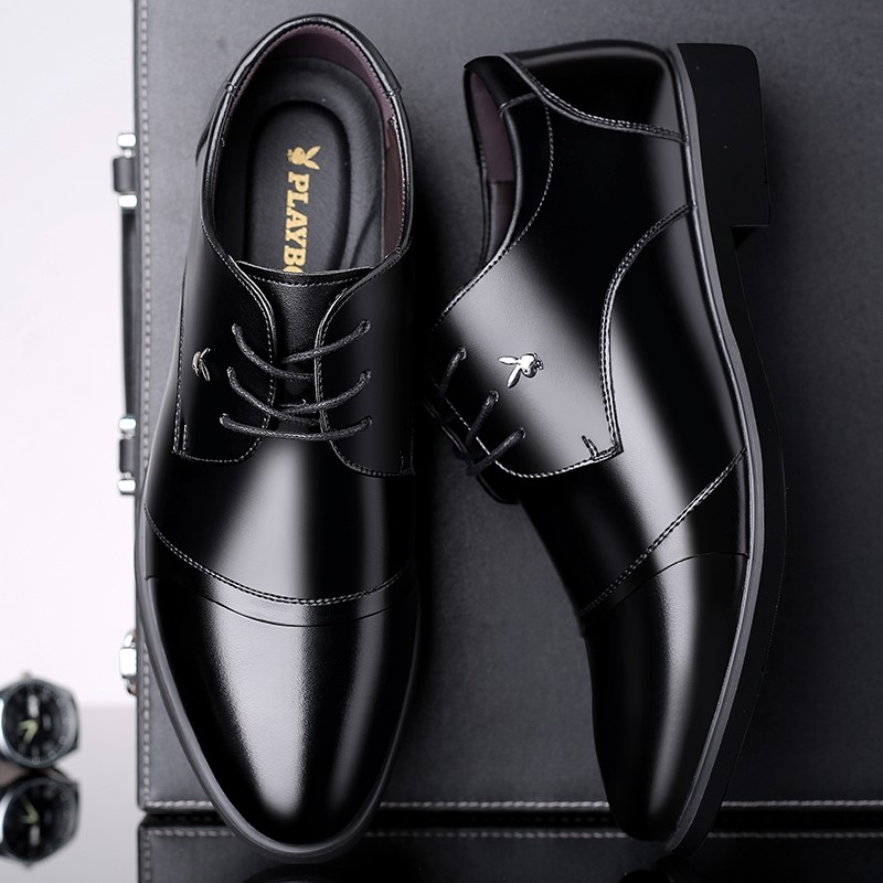 花花公子皮鞋男商务正装真皮秋季韩版英伦休闲内增高结婚新郎男鞋,淘宝优惠券,粉丝福利购,淘宝优惠卷