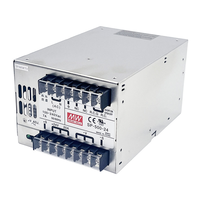 台湾明纬SP-500-24 500W开关电源27V/18A 24V20A带PFC功能AC-DC,淘宝优惠券,粉丝福利购,淘宝优惠卷