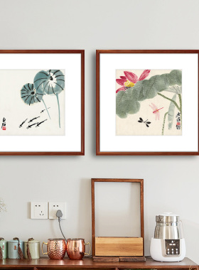 装饰画新中式餐厅客厅挂画