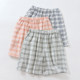 Pure cotton pajamas ສັ້ນຂອງແມ່ຍິງ plaid ຝ້າຍລ້າງຝ້າຍ