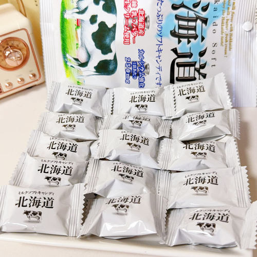 日本进口RIBON理本北海道特浓牛奶糖浓厚牛乳软糖果儿童节小零食 - 图2
