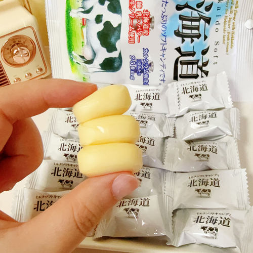 日本进口RIBON理本北海道特浓牛奶糖浓厚牛乳软糖果儿童节小零食 - 图1