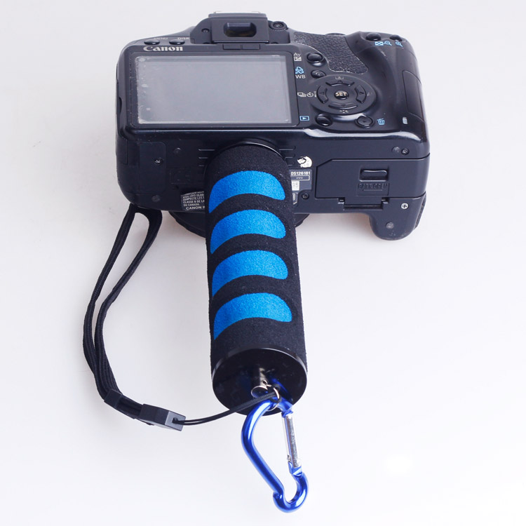 单反相机摄像握把手持稳定器 LED摄像灯摄影灯闪光灯支架海绵手柄 - 图2