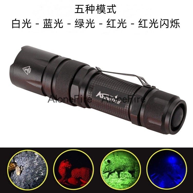 RGB彩色变焦手电筒人像摄影补光灯四光源变焦聚光远射手电筒,淘宝优惠券,粉丝福利购,淘宝优惠卷