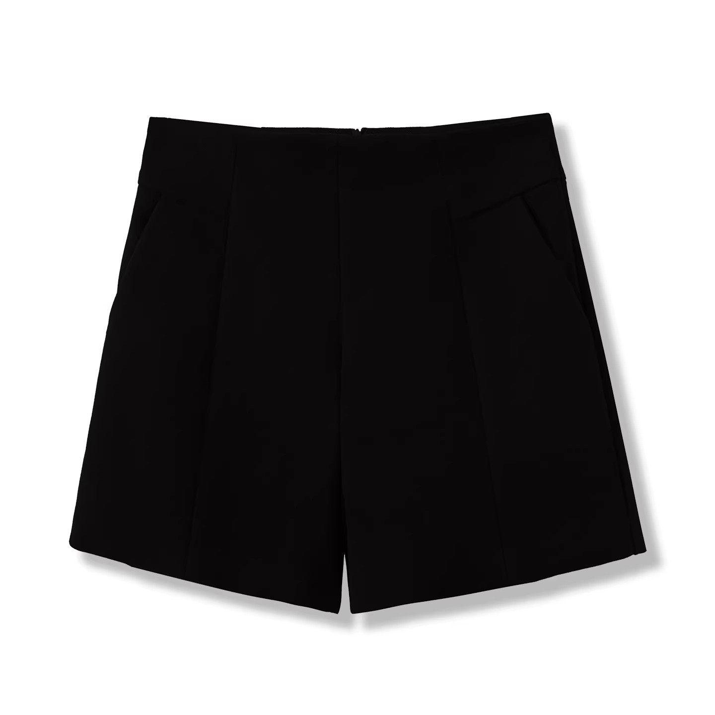 设计感好看毛呢a字阔腿裤短裤女2025冬季新款高腰显瘦外穿打底裤,淘宝优惠券,粉丝福利购,淘宝优惠卷