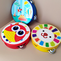 Kindergarten Orff musical instrument Childrens small Suzuki wooden baby hand beat drum teachers performance Performance Lingdrum