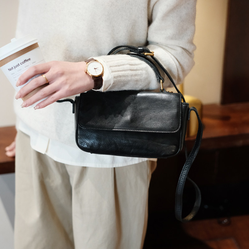 葱木 复古时髦小挎包手机包 植鞣牛皮质感手提小方包单肩斜挎包,淘宝优惠券,粉丝福利购,淘宝优惠卷